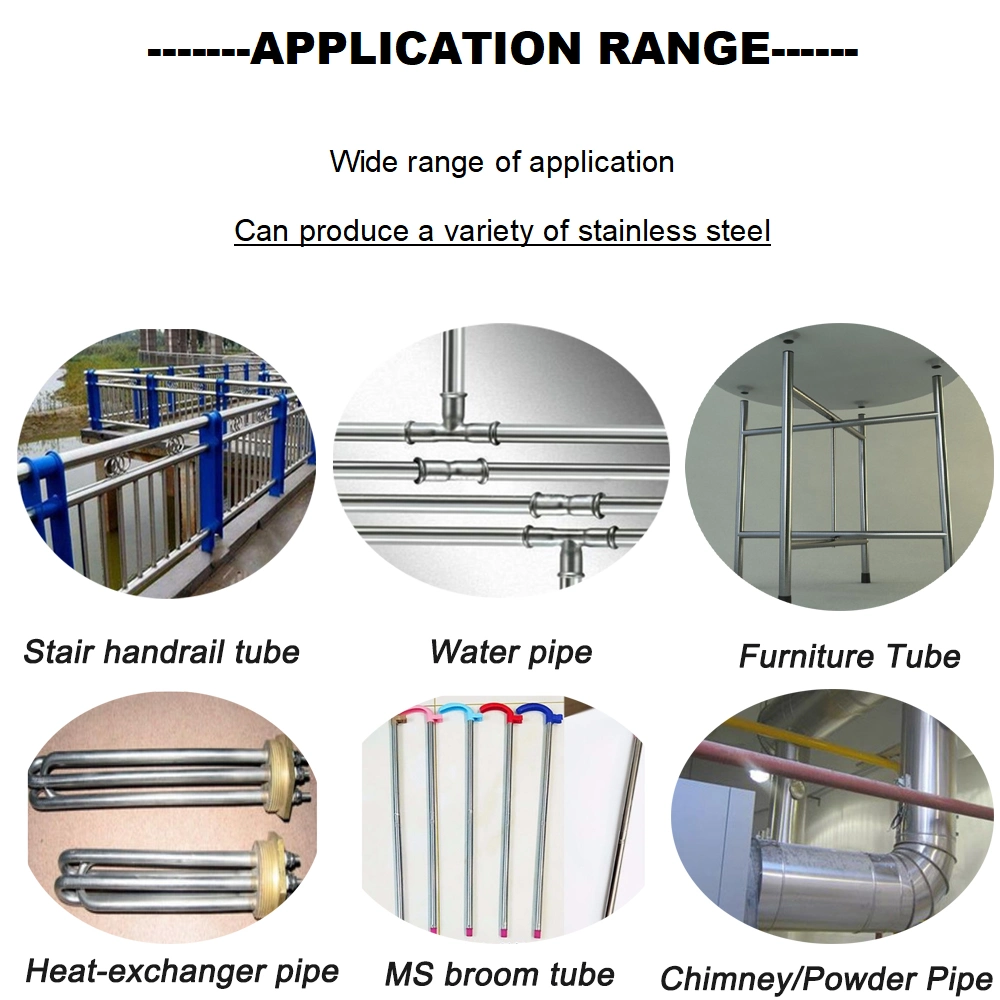 Galvanized Tube Mill Welded Tube Production Line Ss Pipe Making Machine